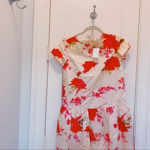 🌟HOST PICK🌟 BNWT CREWCUTS/JCREW GIRLS FLORAL FANCY DROP WAIST FORMAL DRESS💕12